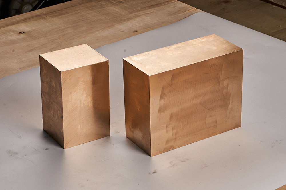 Beryllium copper mold block
